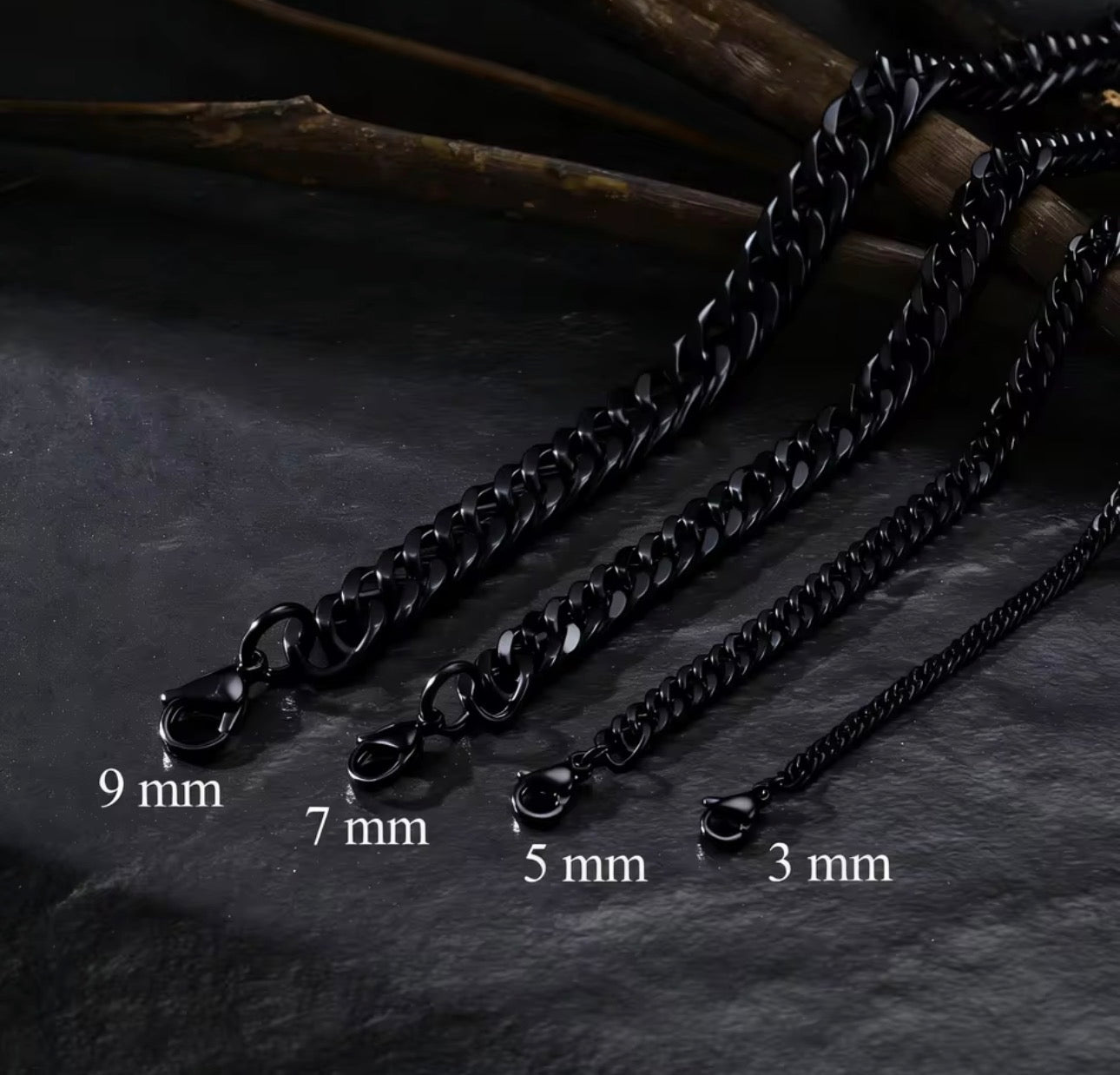 Stainless Steel Miami Cuban Chain Necklace